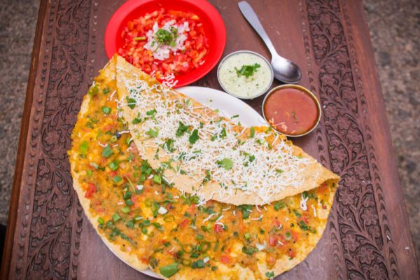 Paneer Dosa Thali